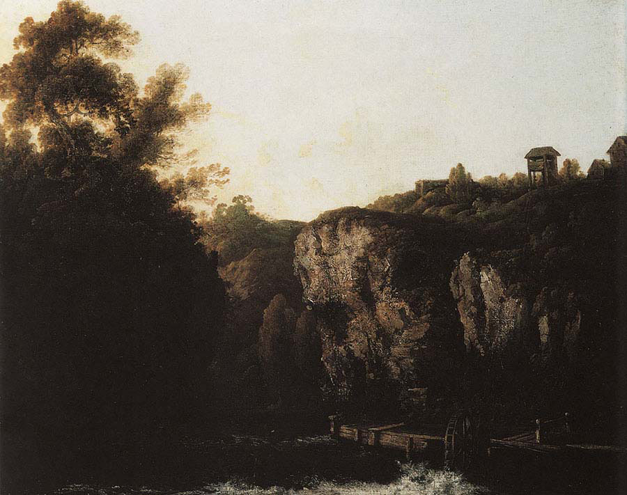 View of Powerscourt Waterfall